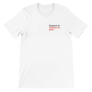 T-shirt Blanc Homme Premium - Toujours là - Kentu