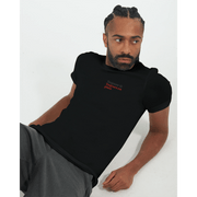 T-shirt Noir Homme Premium - Toujours là - Kentu