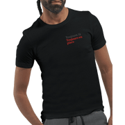 T-shirt Noir Homme Premium - Toujours là - Kentu